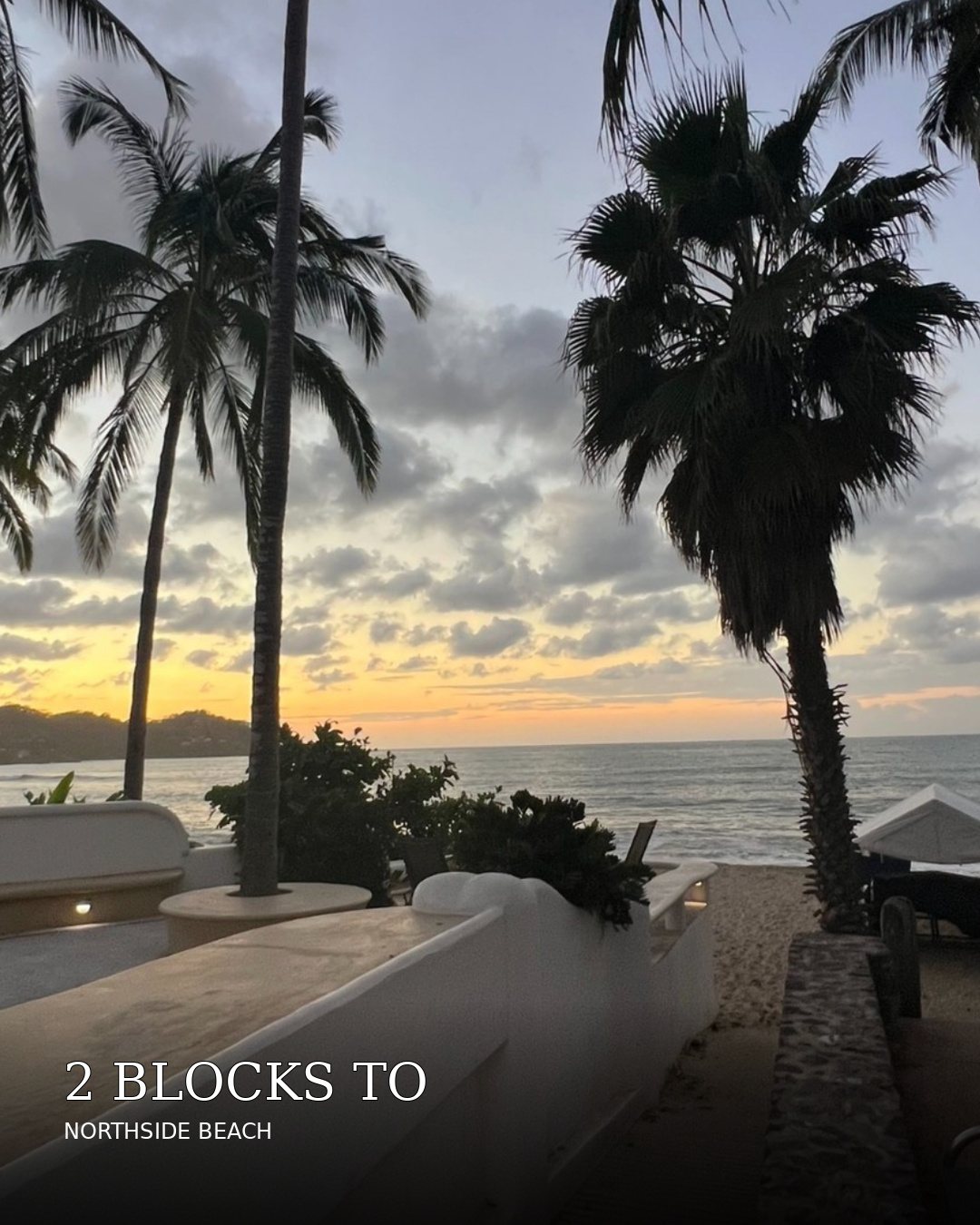 Sunset near Sayulita North Side beach